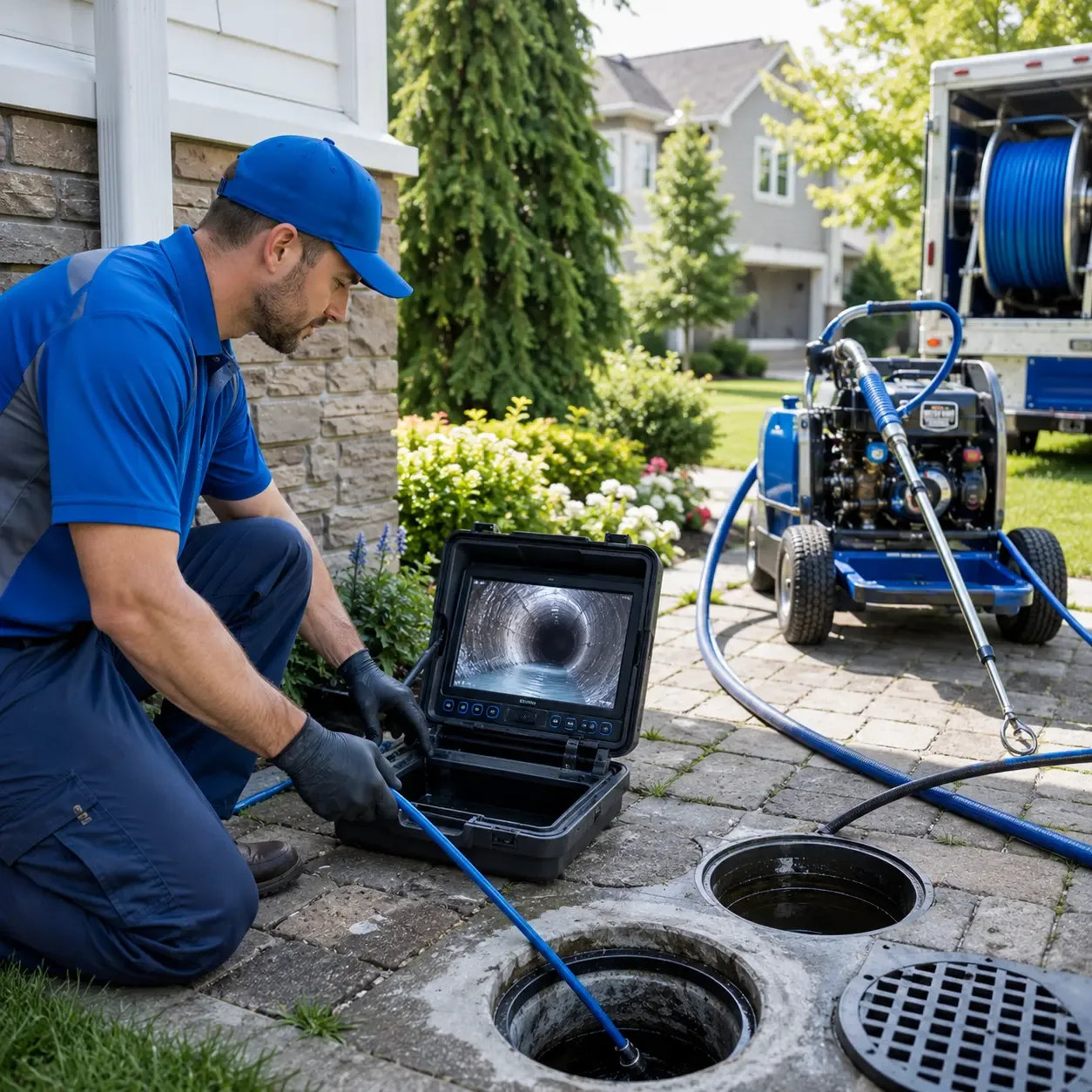 Outdoor drain cleaning professionals serving Dalmatia, PA